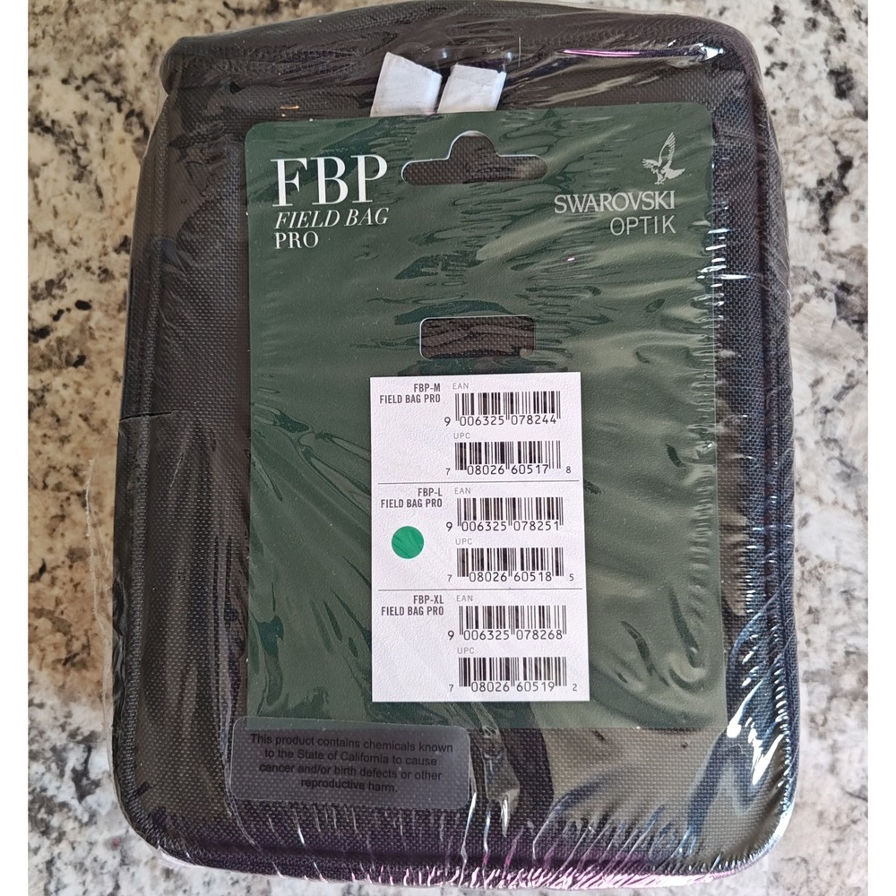 Swarovski Optik Field Bag Pro FBP-L Large Green Black Binocular Case NEW